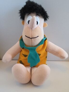 Vintage 1987 Hanna Barbera Fred Flintstone Doll 9” Plush